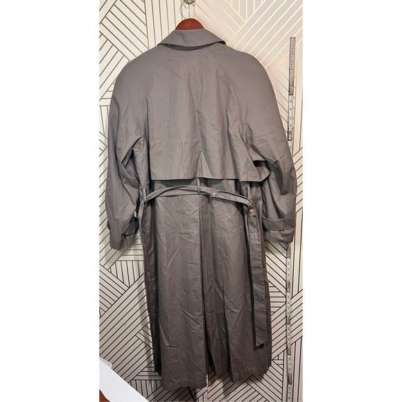 Jacqueline Ferrar Women's Double Breasted Belted Trench Coat Tan Brown Size 16 - Picture 12 of 12